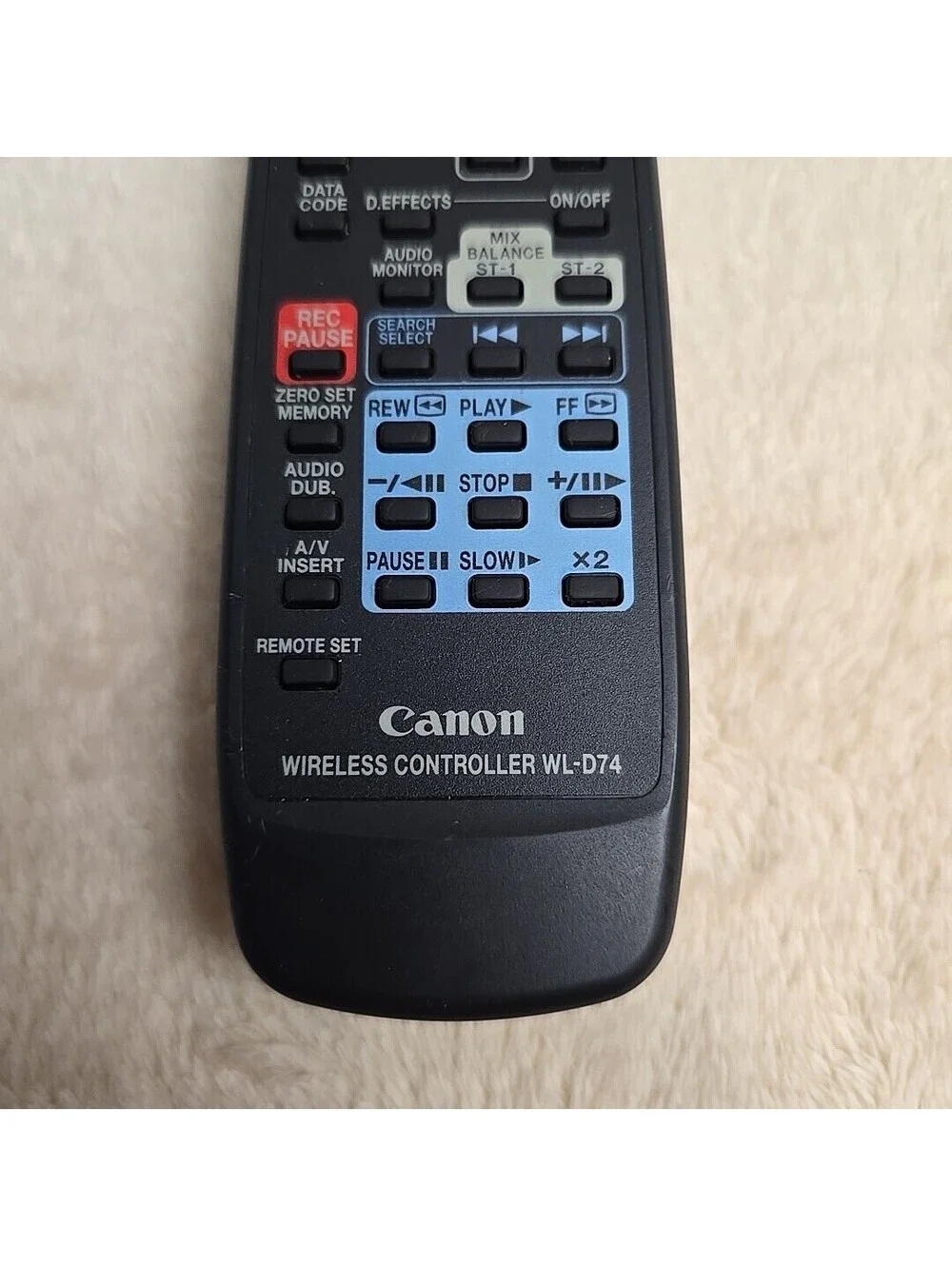 OEM GENUINE - CANON WL-D74 VIDEO CAMERA REMOTE CONTROL - TESTED - DD-2788